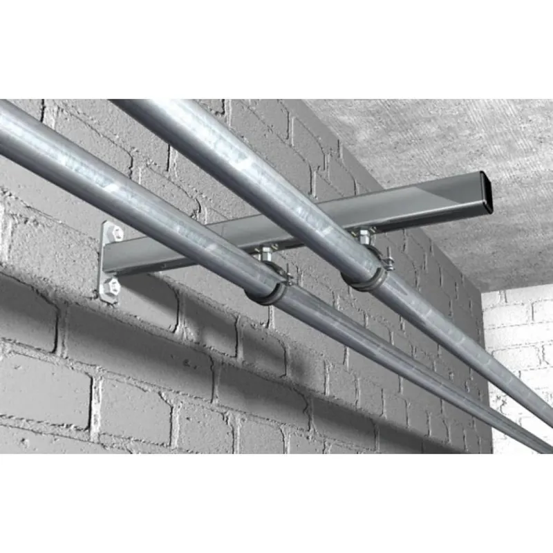Mensola staffa a sbalzo di supporto zincata con piastra 30 cm Promo Stagionale