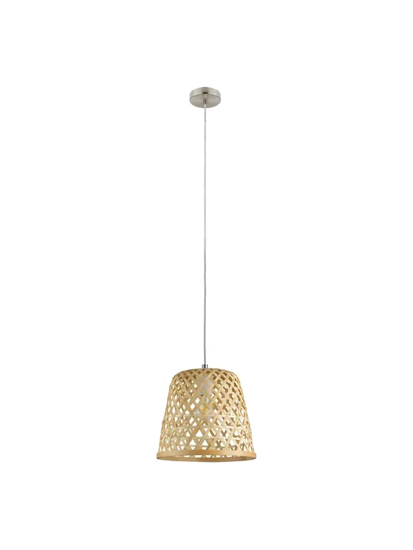 Scelto Dai Clienti Lampadario a sospensione rustico in legno naturale a 1 luce GL1926