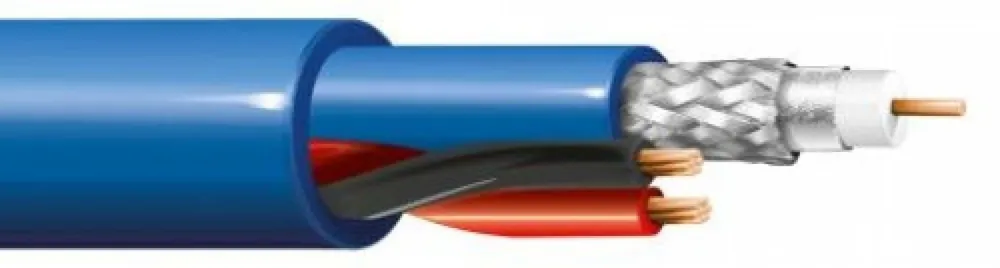CAVO PER VIDEOSORVEGLIANZA HD COAX DV40 BLU LSZH DV40BHM100 ITC Promozione Esclusiva
