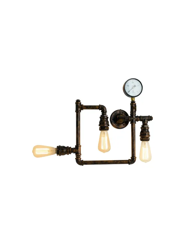 Offerta Plafoniera 3 luci 3xe27 colore ruggine