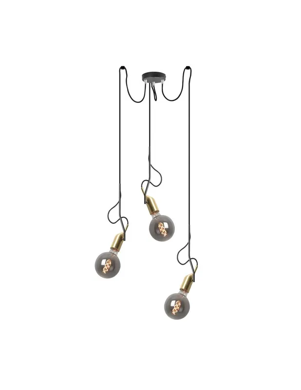 Scelto Dai Clienti Rossini Karaoke KAR004NOTS lampadario stilizzato a 3 luci