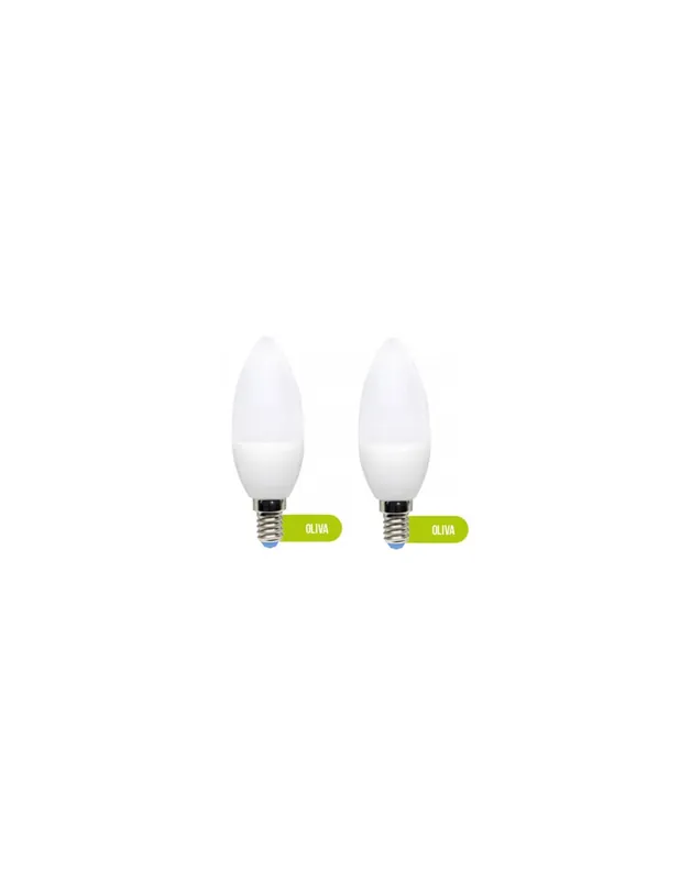 Lampada oliva opale led e14 promo 2 pezzi 5w 470lumen Più Venduto