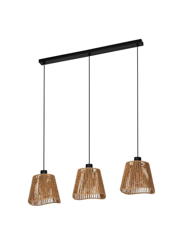 Lampadario a sospensione rustico a 3 luci GL1908 Economico