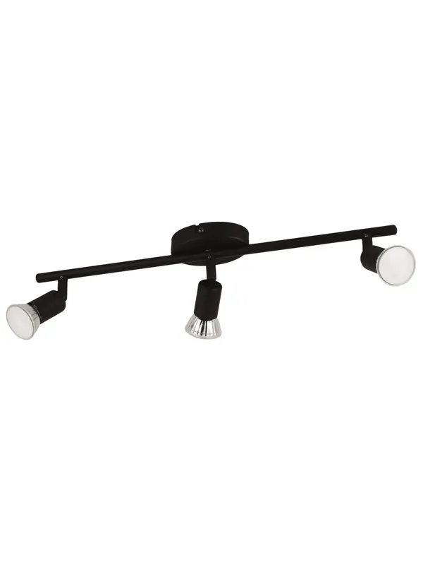 Plafoniera con faretti spot moderno design orientabile a 3 luci GL1904 Offerta Lampo