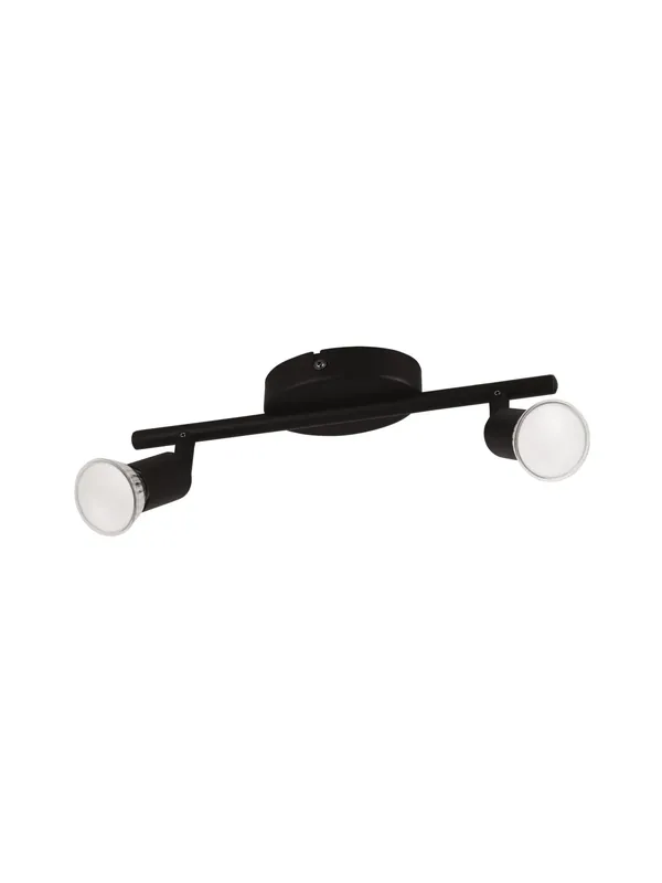 Plafoniera con faretti spot moderno design orientabile a 2 luci GL1903 Occasione Imperdibile