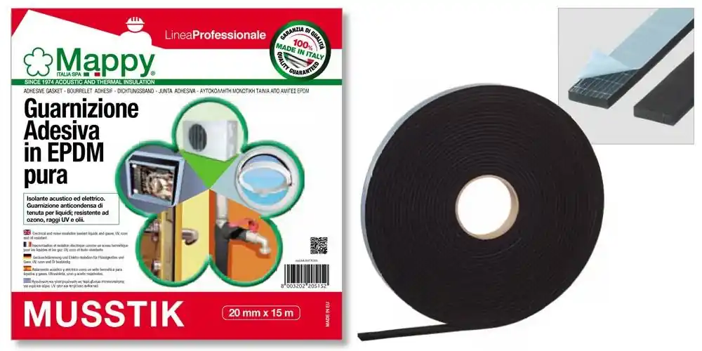 Ordina Subito Guarnizione adesiva parafreddo MUSSTIK 10x5mm