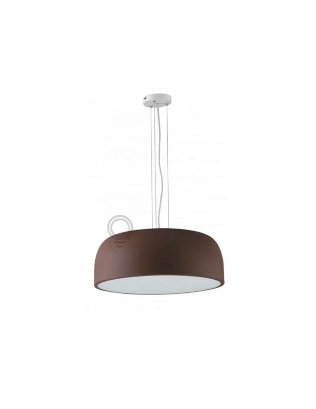 Non Perdere Sospensione metallo bistrot 4xe27 colore bronzo d.52