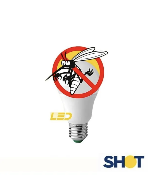 Prezzo Di Fabbrica Lampadina goccia standard anti zanzare e27 luce bianca 8,3w shot
