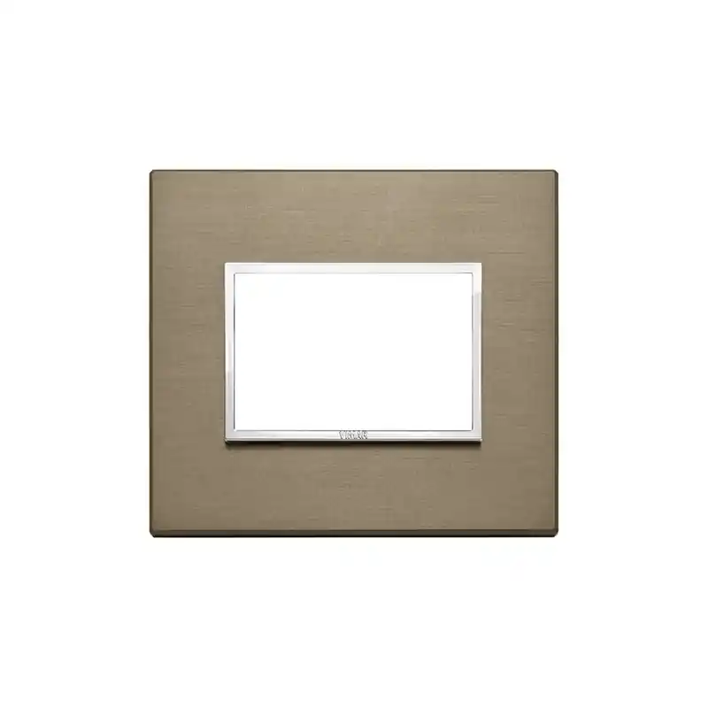 vimar eikon evo placca 3moduli bronzo scuro mostrina vimar 21653.05 Sconto