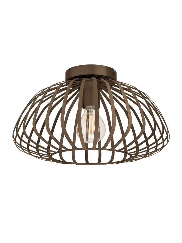 Plafoniera moderna in metallo ruggine a 1 luce GL1840 Offerta Limitata