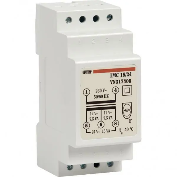 Consegna Rapida VEMER TRASFORMATORE TMC 15/24 15VA 230V VN317400