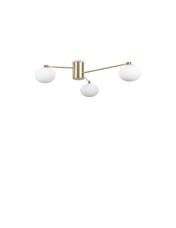Ideal Lux Hermes PL3 D90 lampada da soffitto con bracci in metallo Quantità Limitata