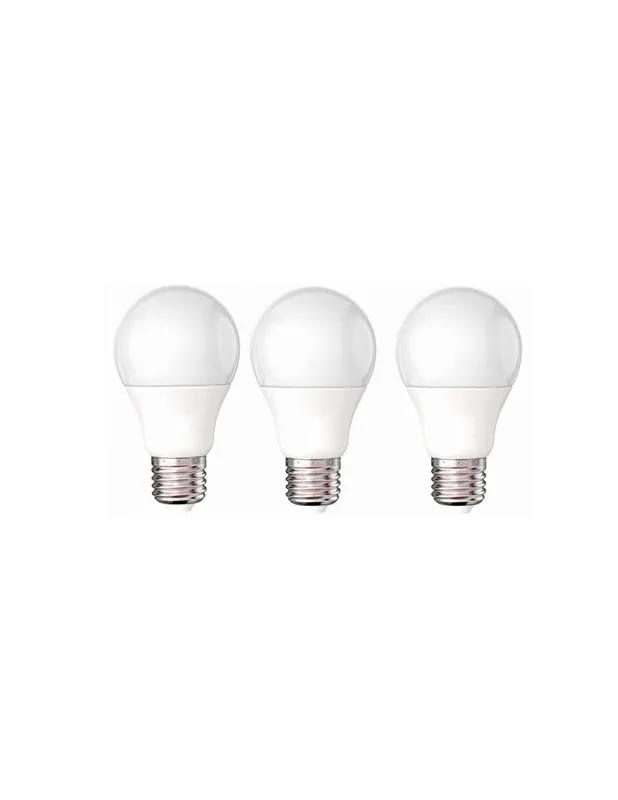 Lampada led 3pz kit luce fredda 6500k e27 806lm 9-60w lighting Prezzo Conveniente