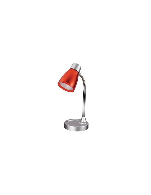 Lampada da scrivania arkimede rosso e14 luce flessibile orientabile Ultimissimo Modello