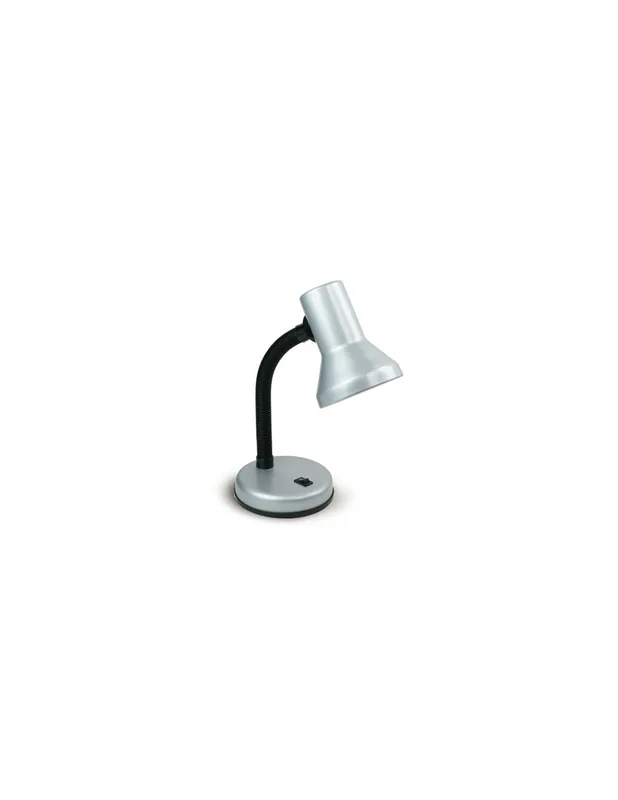 Lampada da tavolo in metallo colore silver e27 flessibile 1xe27 Promozione