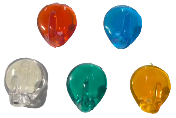 Offerta Del Giorno Gancio porta strofinacci autoadesivo in plastica colorato Gocciola Kristal