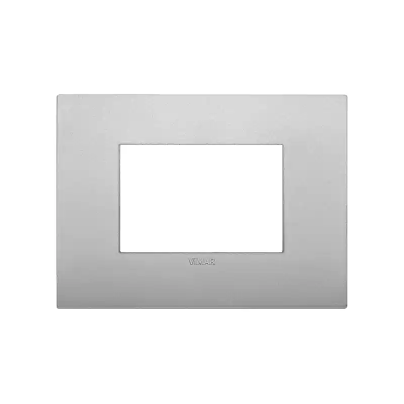 Ultimissimo Modello vimar arke placca classic 3 moduli silver mostrina vimar 19653.79