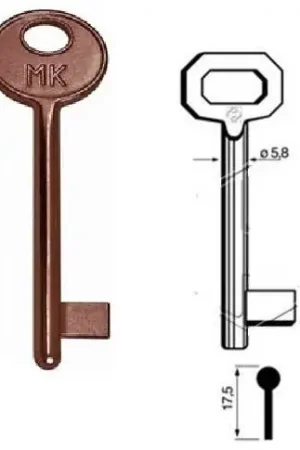 Must-Have Chiave patent passepartout AGB Bronzata