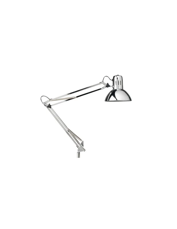 Lampada tavolo metallo vernice cromo lucido s/base Solo Oggi