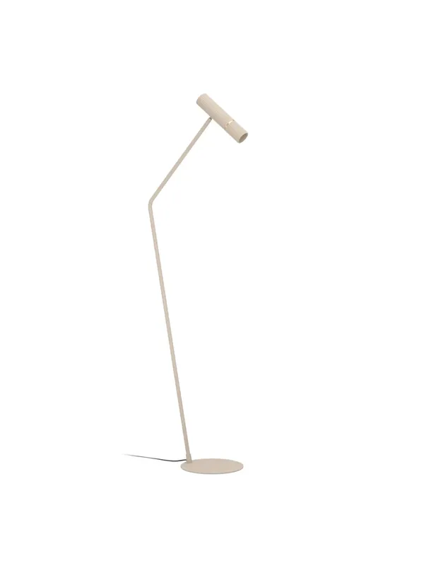 Piantana lampada da terra moderna tortora oro a 1 luce GL1854 Spedizione Espresso