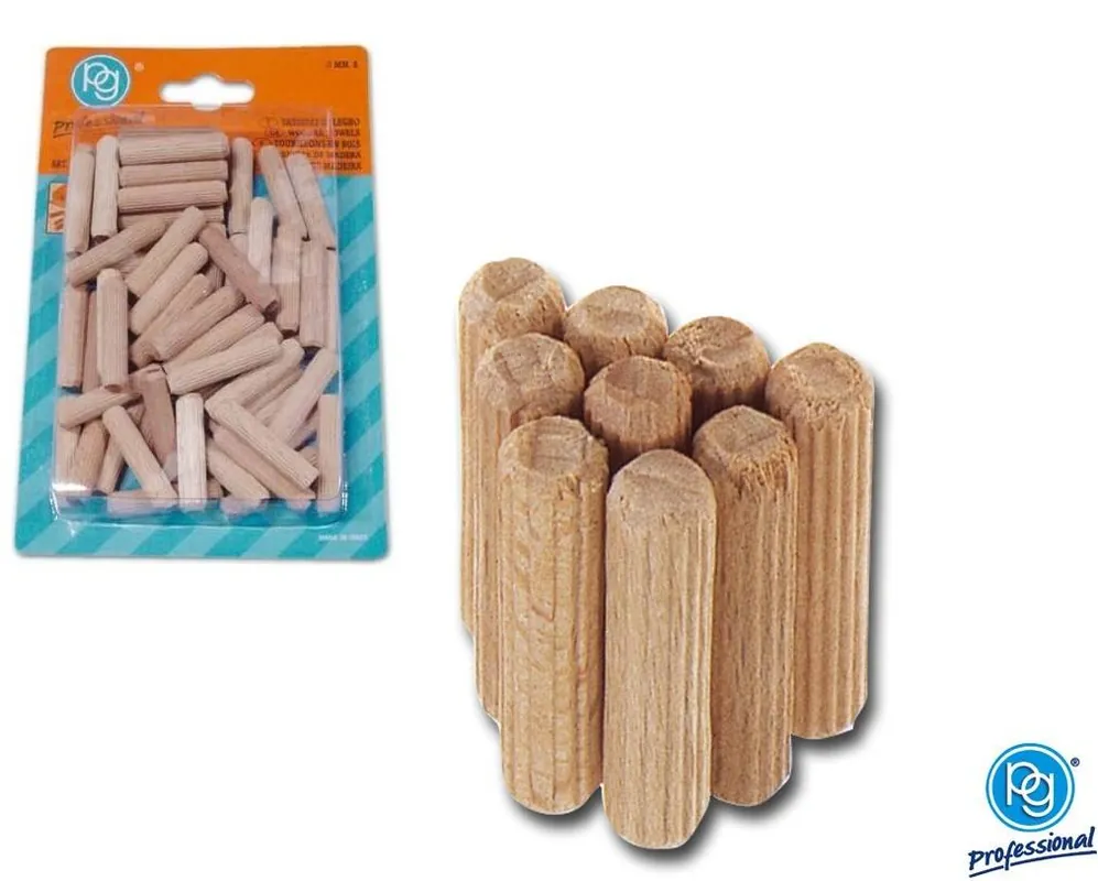 Tasselli di legno Ø 10mm x 40mm 40 pezzi Promo Stagionale