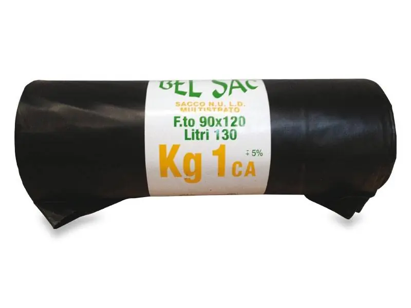 Sacchi immondizia EXTRA RESISTENTI 100g 80x110 rotolo da 10 pezzi Prezzo Di Fabbrica