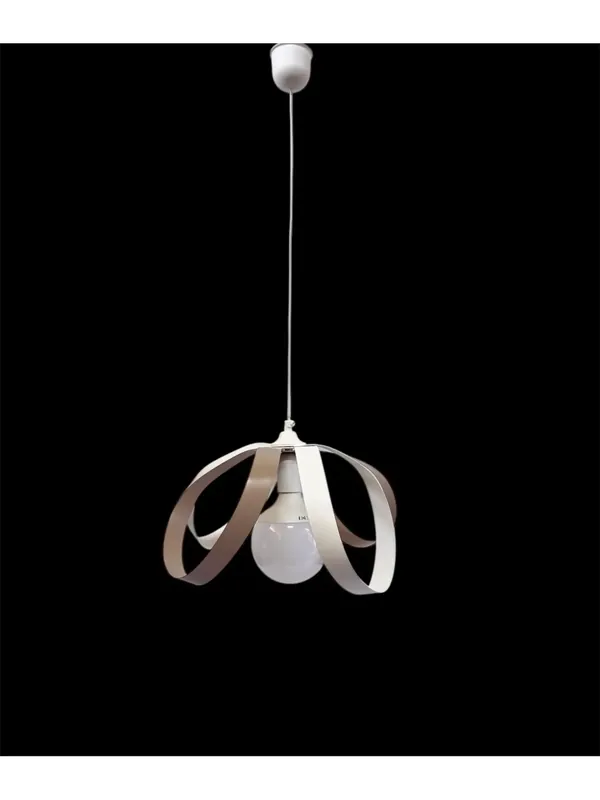 Quantità Limitata Lampadario a sospensione moderno in metallo bicolore MLT fascia