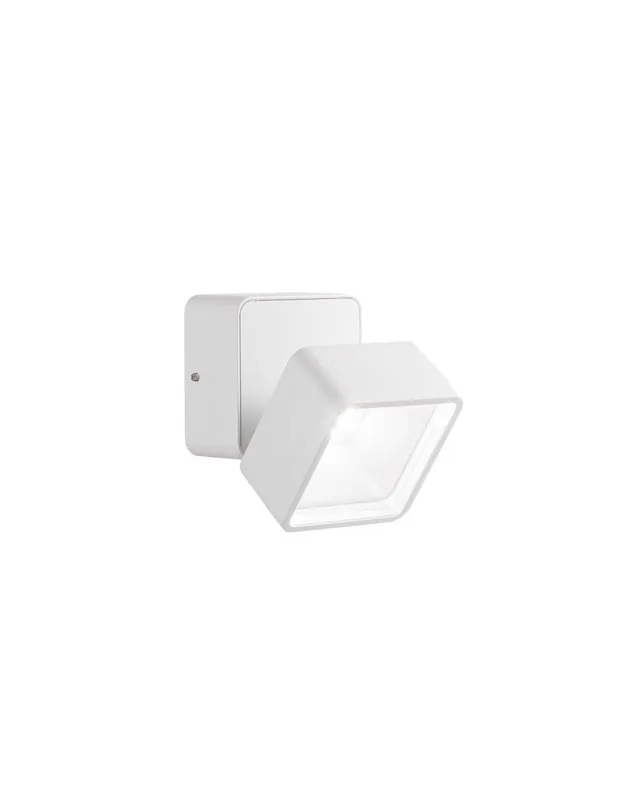 Prezzo Di Fabbrica Ideal Lux Omega Ap Square Bianco 4000K