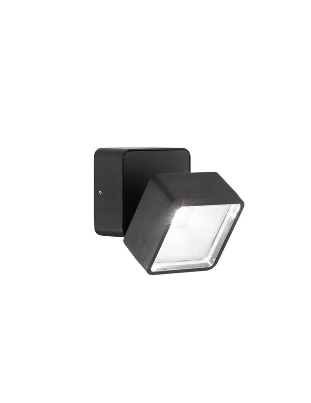 Offerta Limitata Ideal Lux Omega Ap Square Nero 4000K