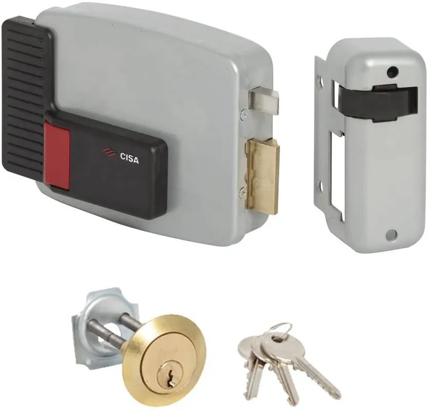 Offerta Lampo CISA 11610-50 SERRATURA ELETTRICA DA APPLICARE, PULSANTE INTERNO, Entrata 50mm