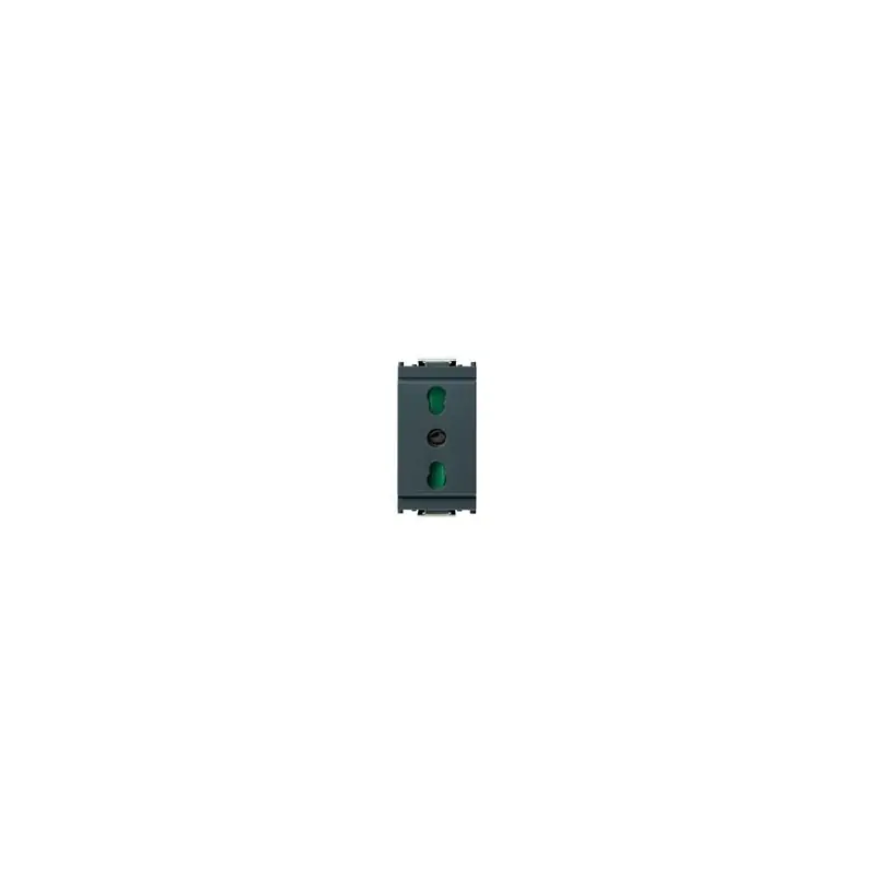 Professionale vimar idea presa bivalente 2p+t 16a p17 11 grigia frutto vimar 16203