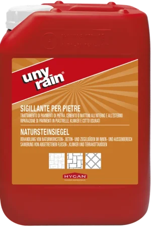 Sigillante pietra Unyrain 5000 ml protegge e lucida pavimenti in pietra, cemento, mattoni, klinker e cotto usurati Spedizione Espresso
