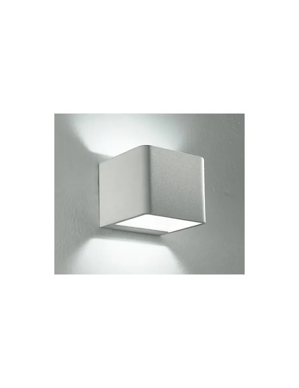 Appliaque bianco parete 6w led 3500k 400lm illuminazione Solo Oggi