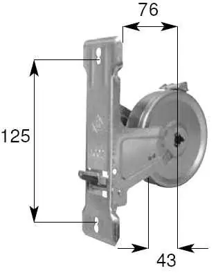 Prezzo Basso Avvolgitore per tapparelle semiridotto 125mm per 6 metri