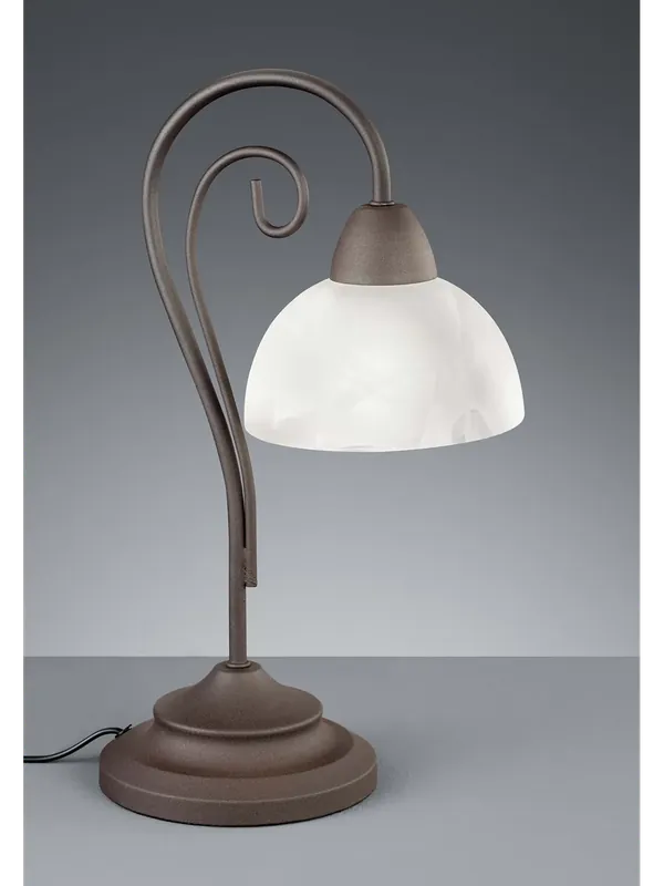 Lumetto classico rustico con vetro a 1 luce TR664 Offerta Del Giorno