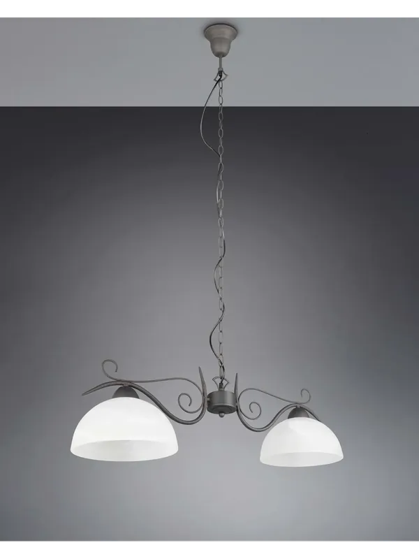 Bilanciere classico rustico con vetri a 2 luci TR662 Must-Have