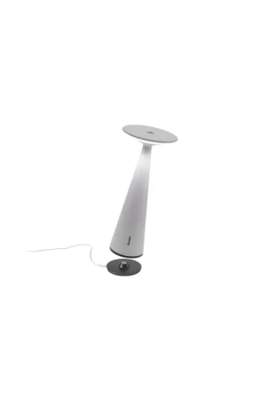 Economico Dama Pro lampada da tavolo moderna finitura bianca
