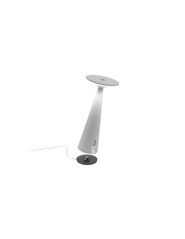 Must-Have Dama Pro lampada da tavolo finitura bianca con USB