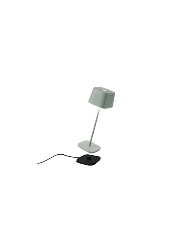 Pagamento Sicuro Zafferano Ofelia lampada portatile led finitura salvia