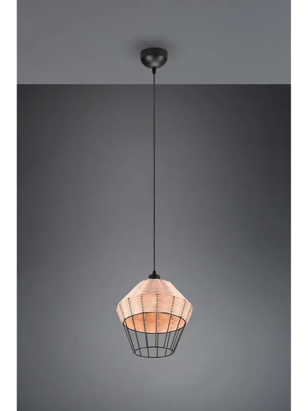 Compra Oggi Stesso Lampadario a sospensione rustico design rattan 1 luce TR645