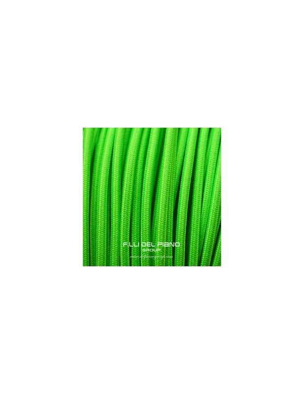 Cavo stoffa colorato verde fluo 2x075mmq Offerta Del Giorno