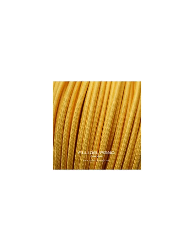 Cavo stoffa colorato giallo 2x075 mmq Più Venduto