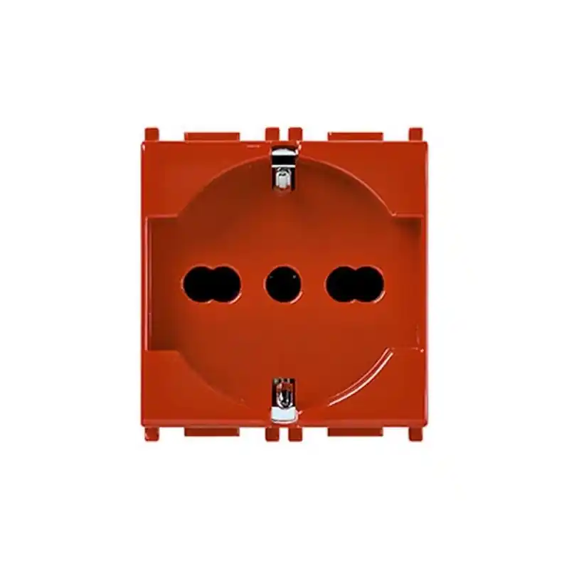 Compra Oggi Stesso vimar plana presa scuko emergenza 2p+t 16a universale rossa vimar 14210.r