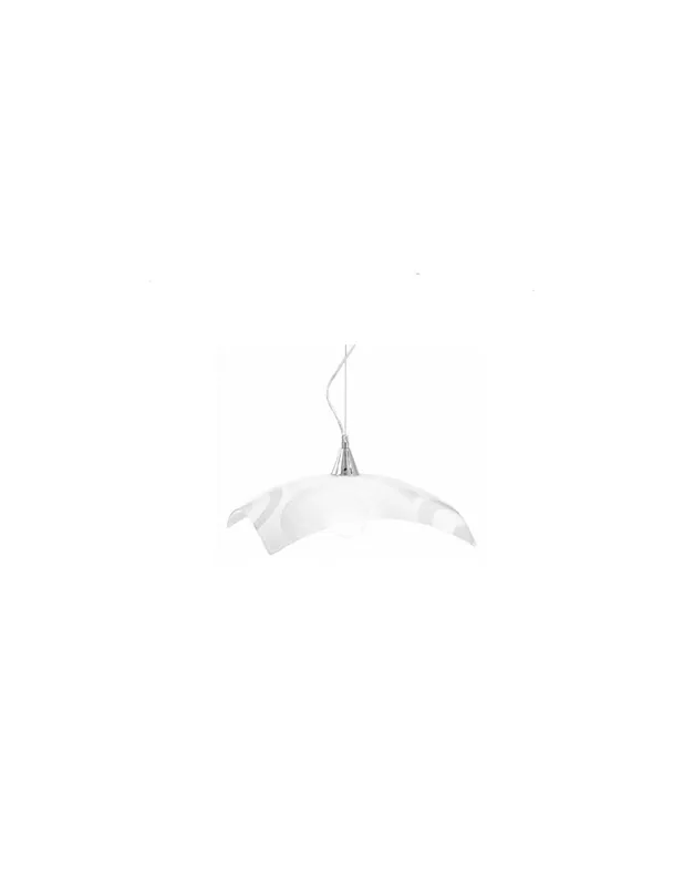 Offerta Limitata Sospensione d.45 bianca pendel cromo miro vetro