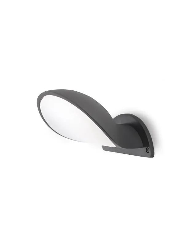 Direttamente Dal Produttore Gea Luce GES751 grigio antracite applique da esterno