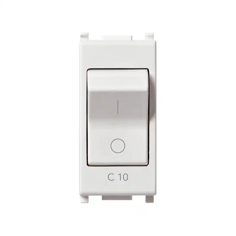 Nuova Collezione vimar plana interruttore magnetotermico 1p+n c10 120v 230v bianco vimar 14405.10