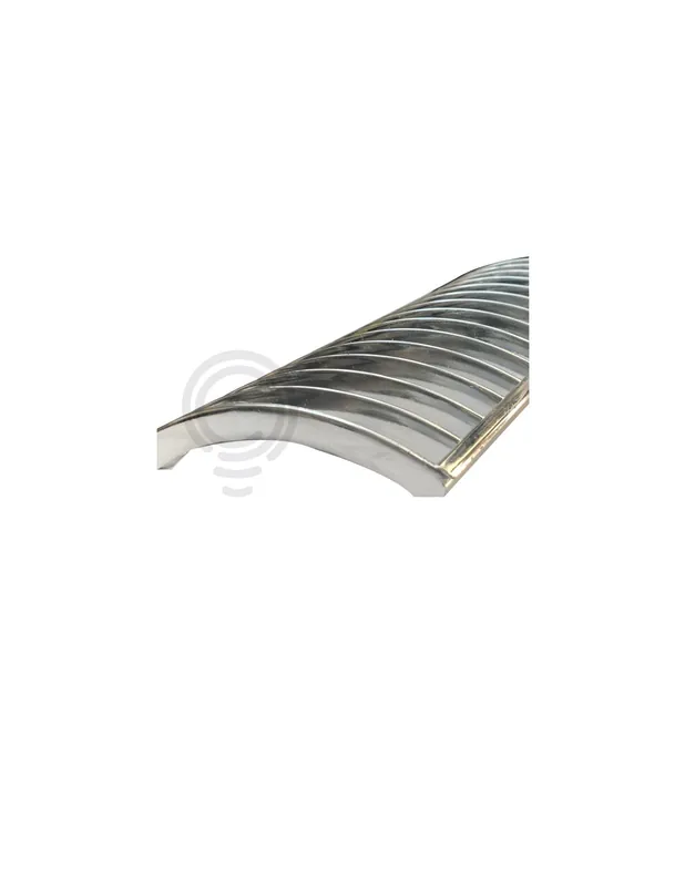 Kit schermi lamellari metallizzato cromo plafoniera t8 vega 1x4pz plexiform Ultime Pezzi