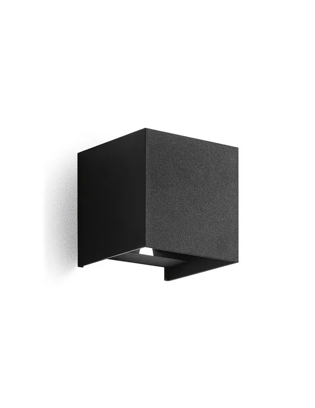 Spedito Oggi Gea Luce GES863N nero applique da esterno 4000K