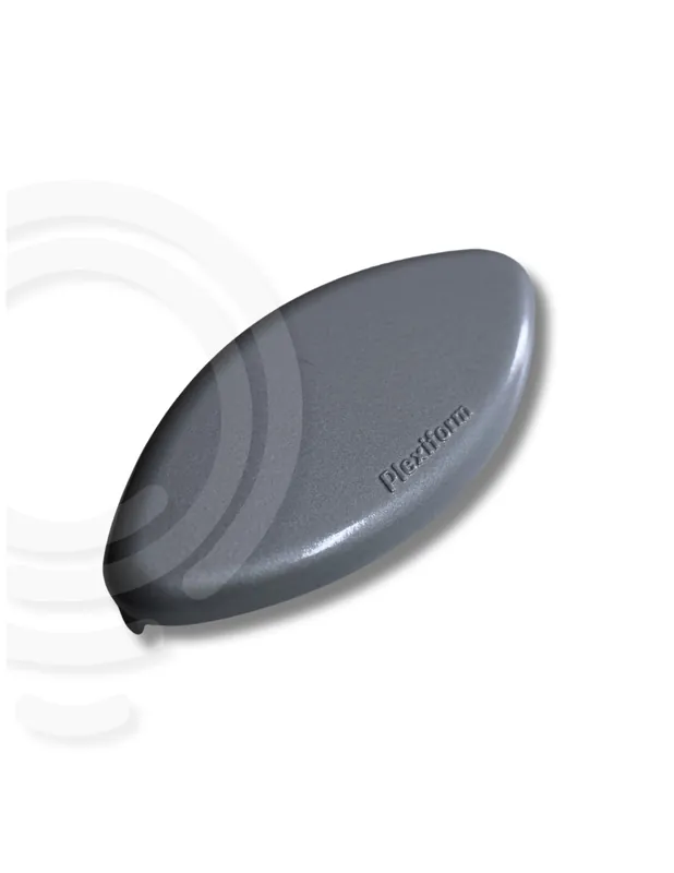 Di Tendenza Testate chiusura terminali plafoniera vega grigio 2pz Plexiform
