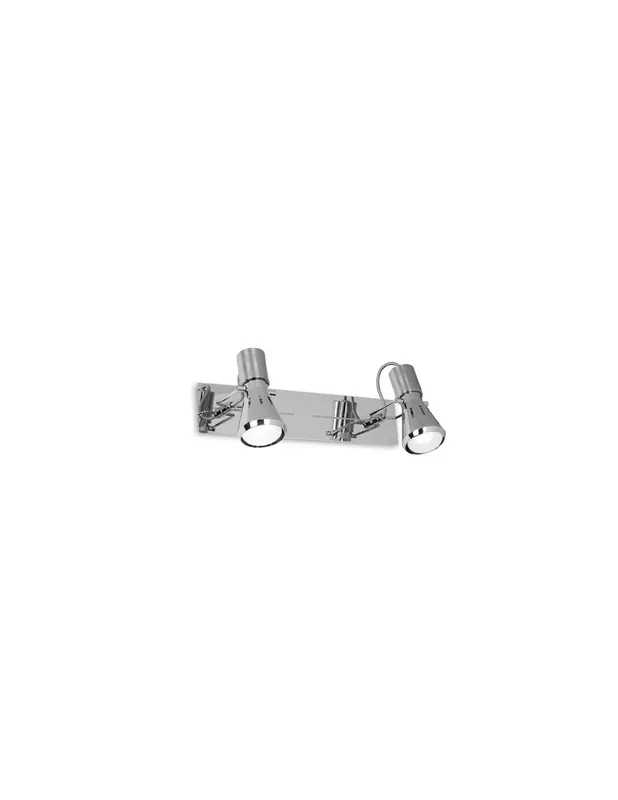 Offerta Faretto applique spot parete metallo 2l e14 cadillac 2